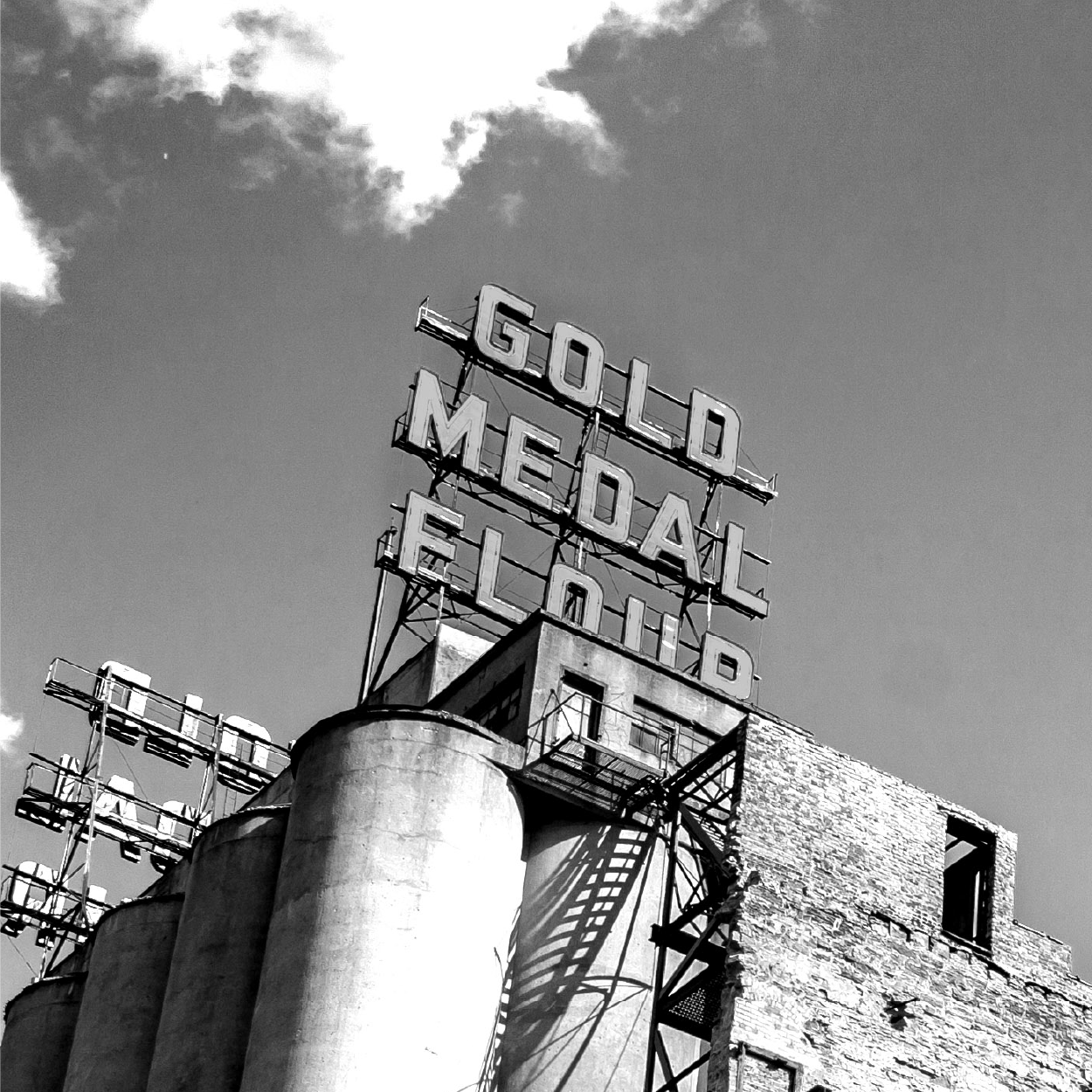 Gold medal flour sign